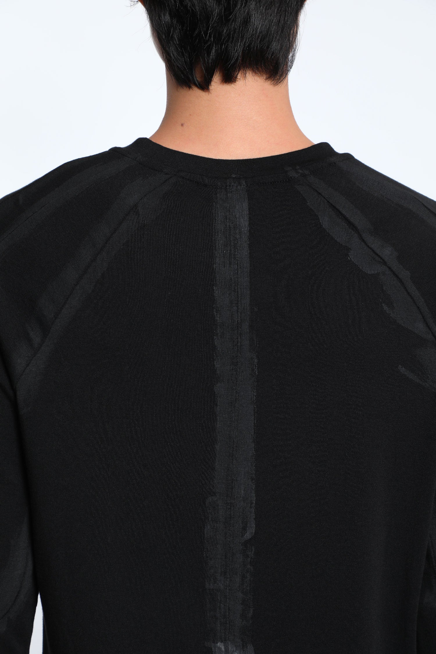 Stretch Cotton Modal Long Sleeve T-shirt - 4