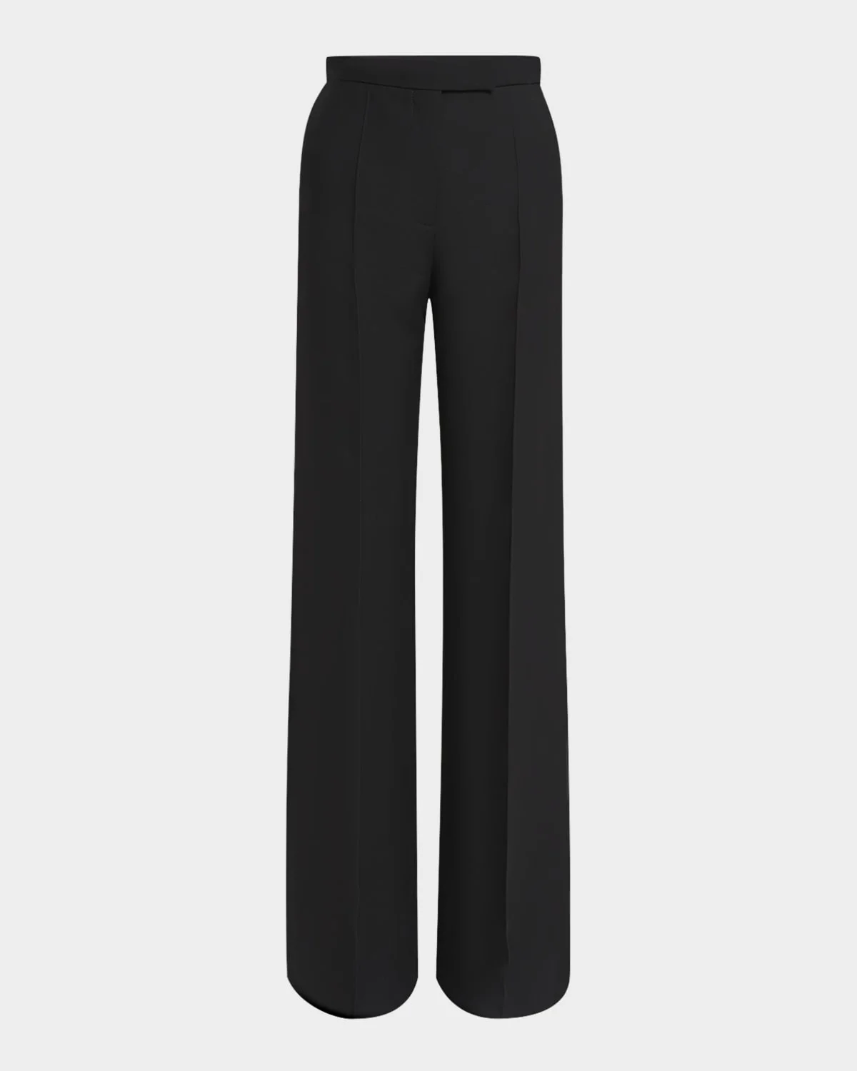 High-Rise Crepe Wide-Leg Pants - 1