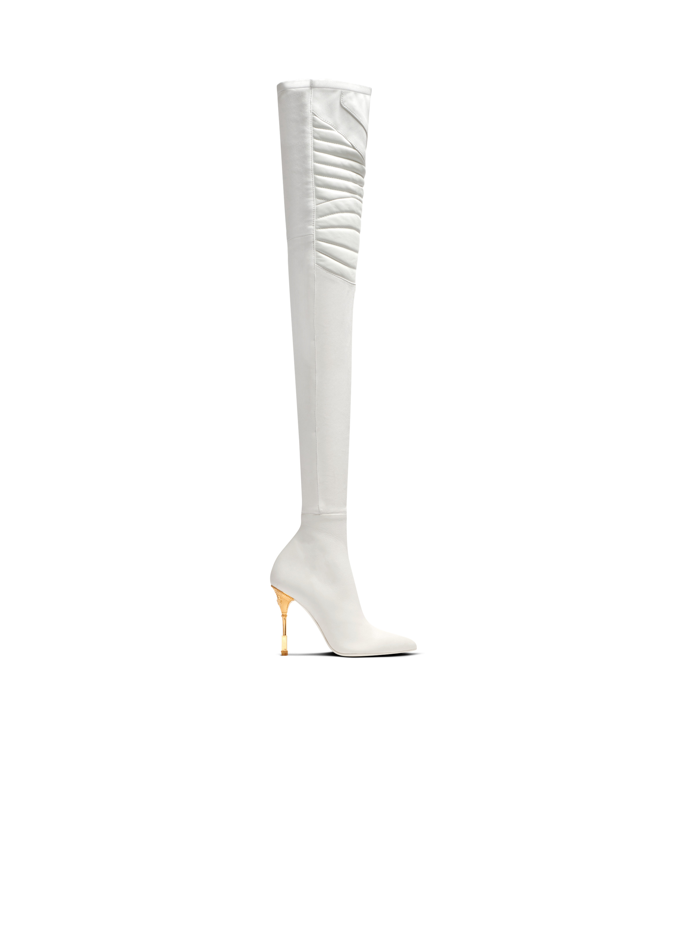 Moneta leather thigh-high boots - 1