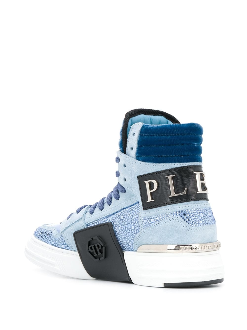 logo hi-top sneakers - 3