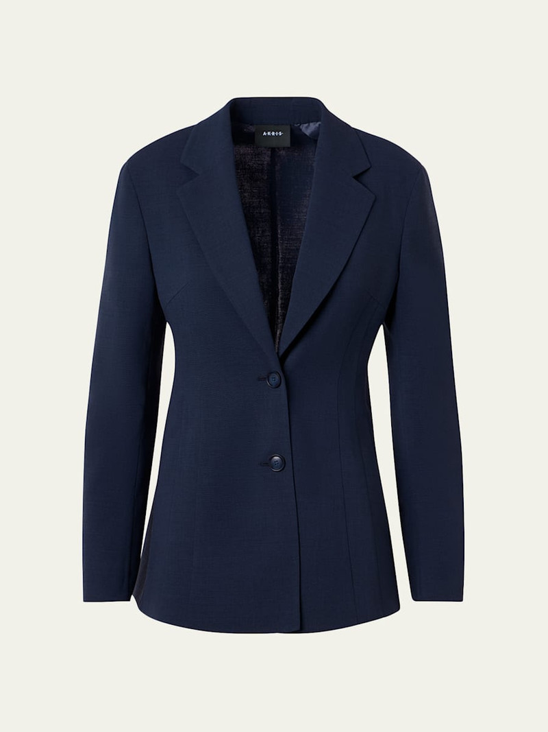 Walker Double-Face Wool Single-Breasted Jacket 1