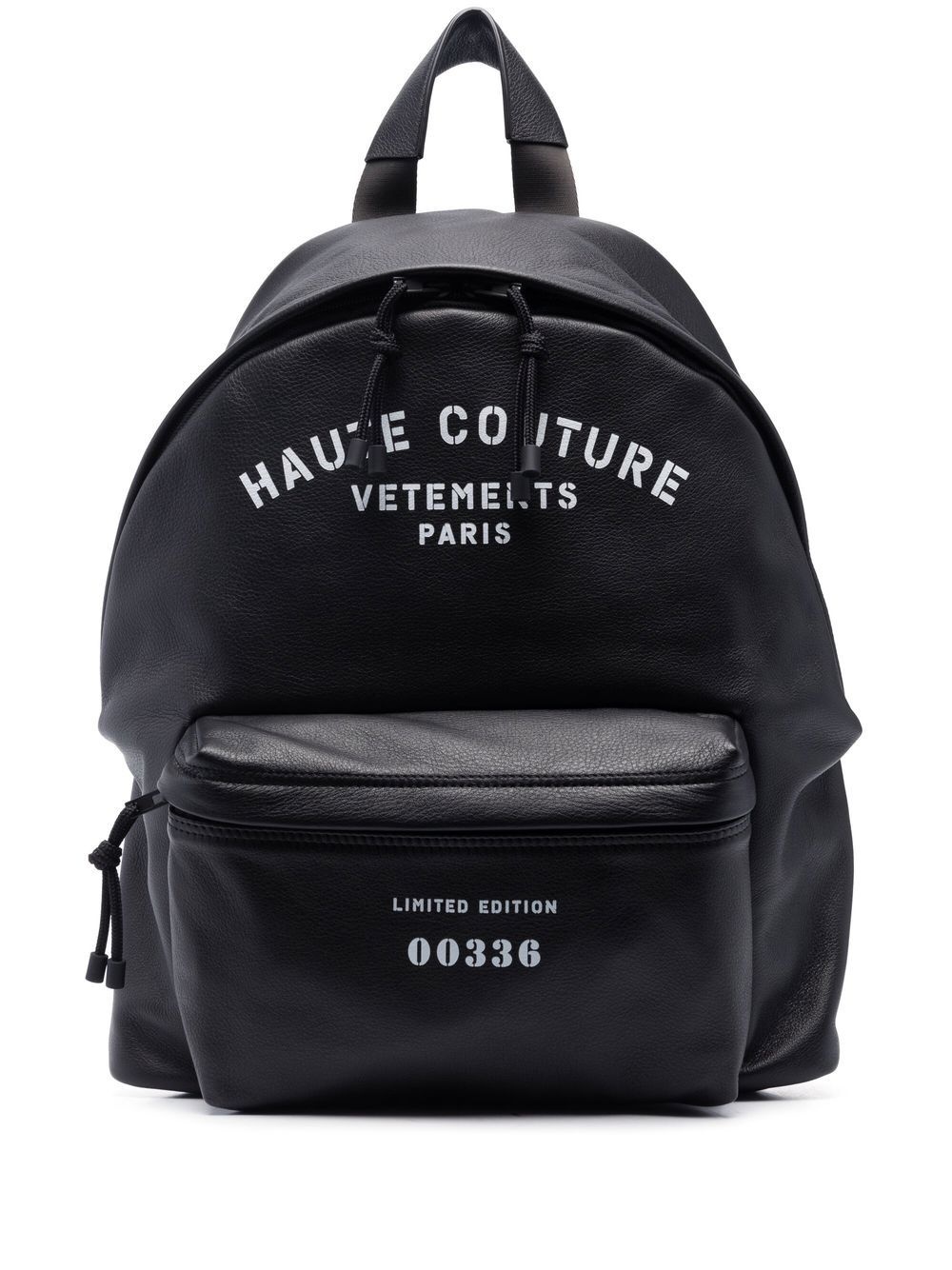 logo-print backpack - 1