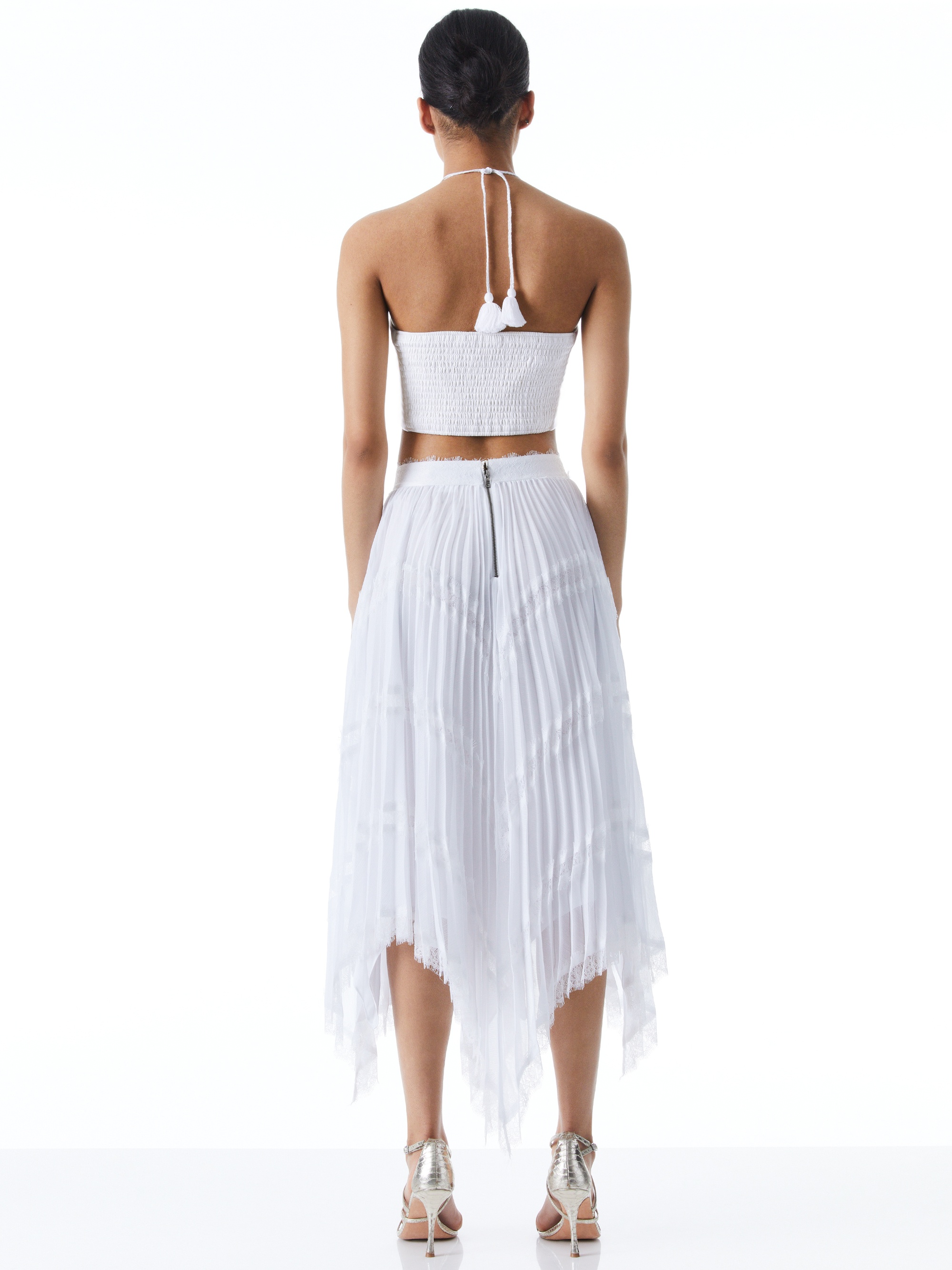 KATZ SUNBURST PLEATED MIDI SKIRT - 3