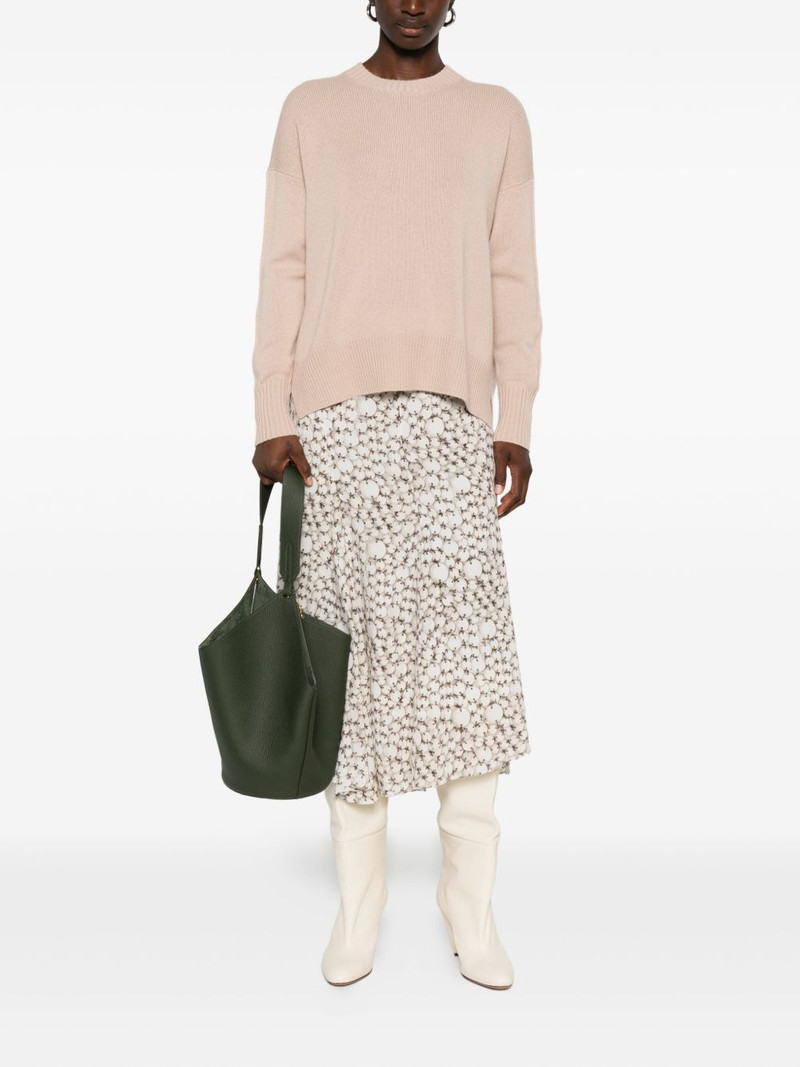 Allude round-neck cashmere sweater outlook