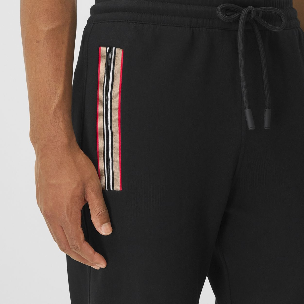 Icon Stripe Detail Cotton Jogging Pants - 3