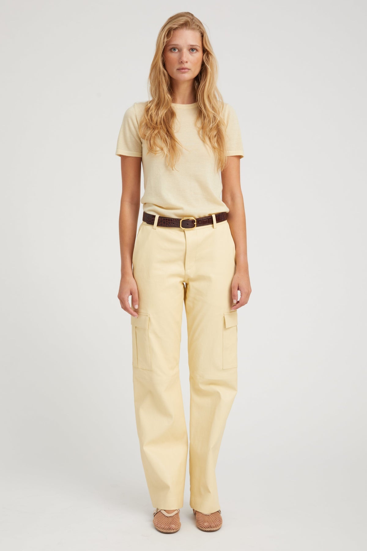 BUTTER ULTRA FINE CASHMERE TEE - 2