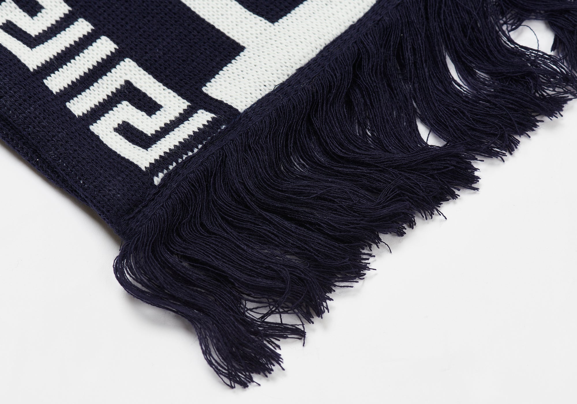 MAJOR FRET SCARF NAVY / CREAM - 3