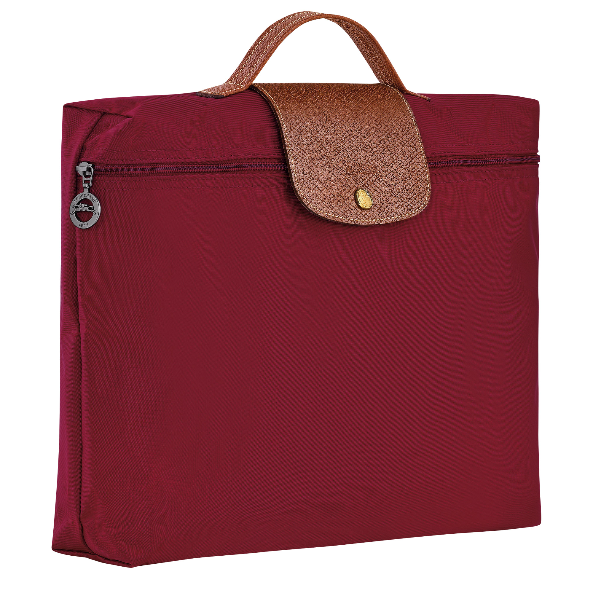 Le Pliage Original S Briefcase Red - Recycled canvas - 3