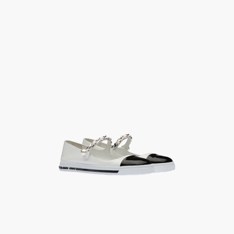 Patent leather ballerinas - 2