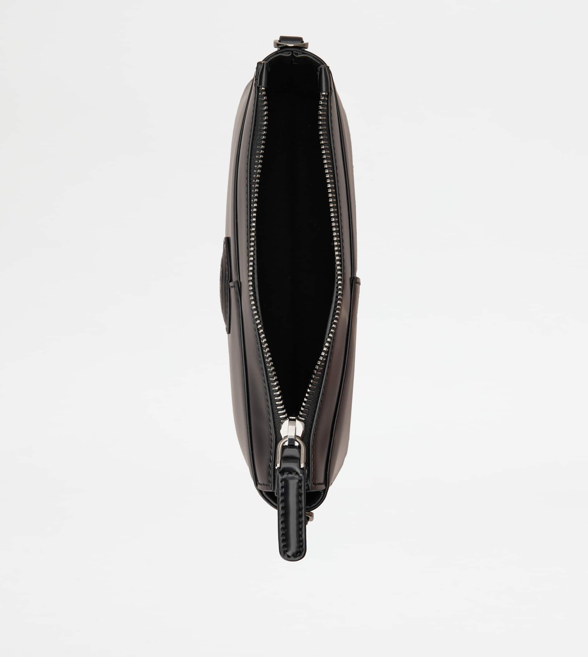 TOD'S DI BAG CROSSBODY BAG IN LEATHER MINI - BLACK - 4