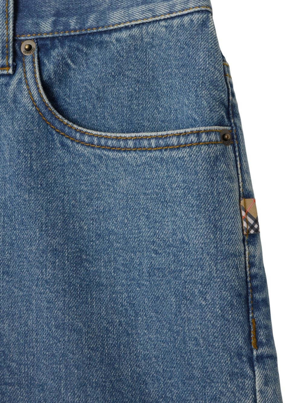 denim shorts - 2