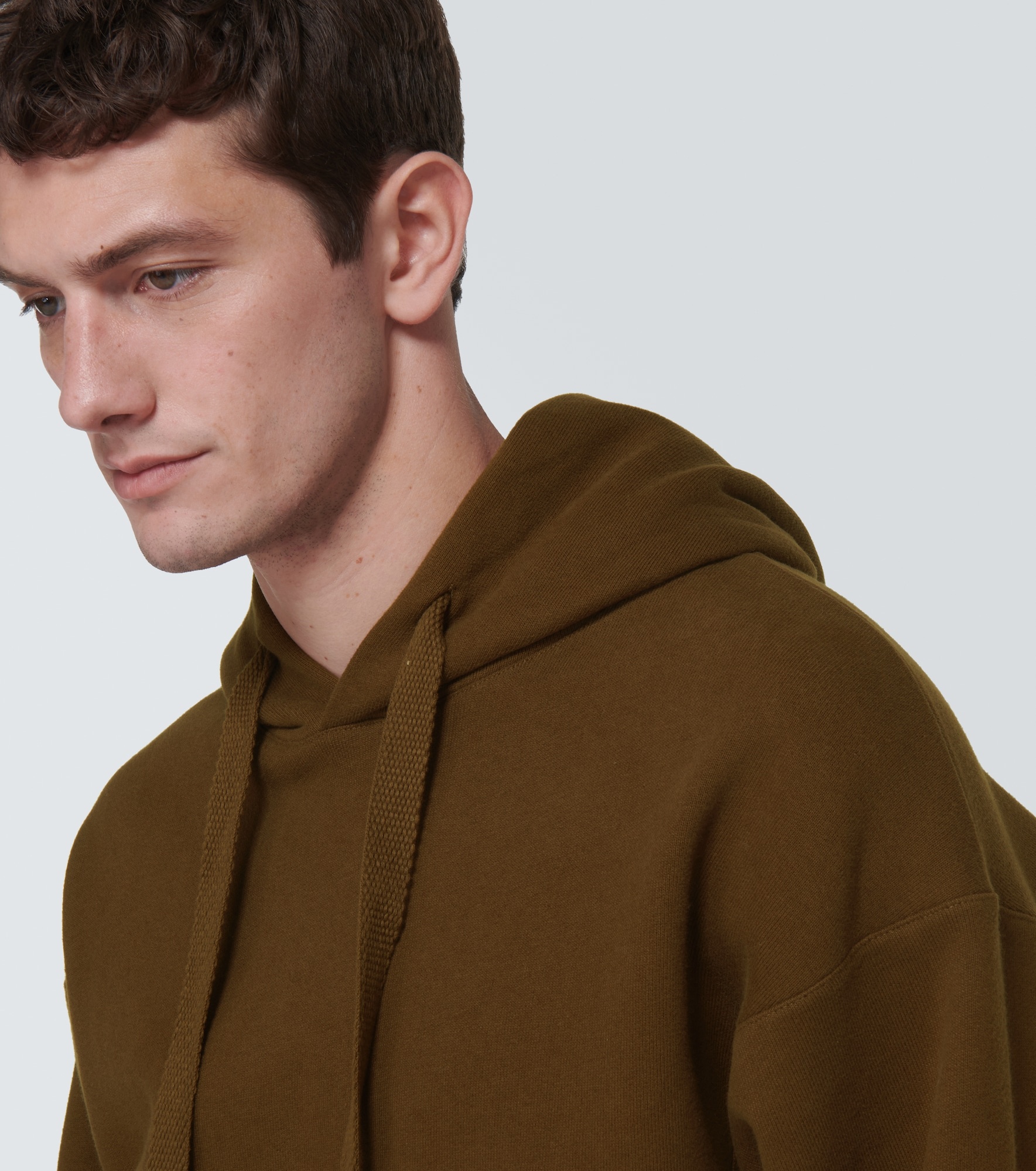 Cotton-blend jersey hoodie - 5