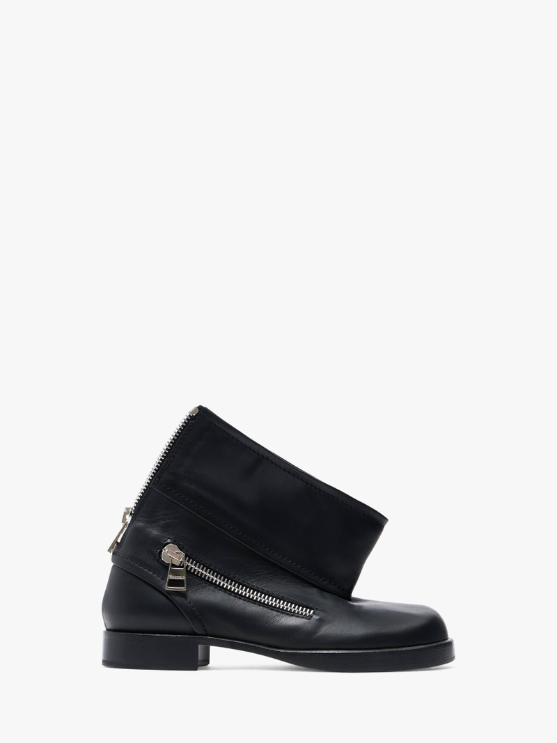 BIKER BOOT - LEATHER ANKLE BOOT - 1