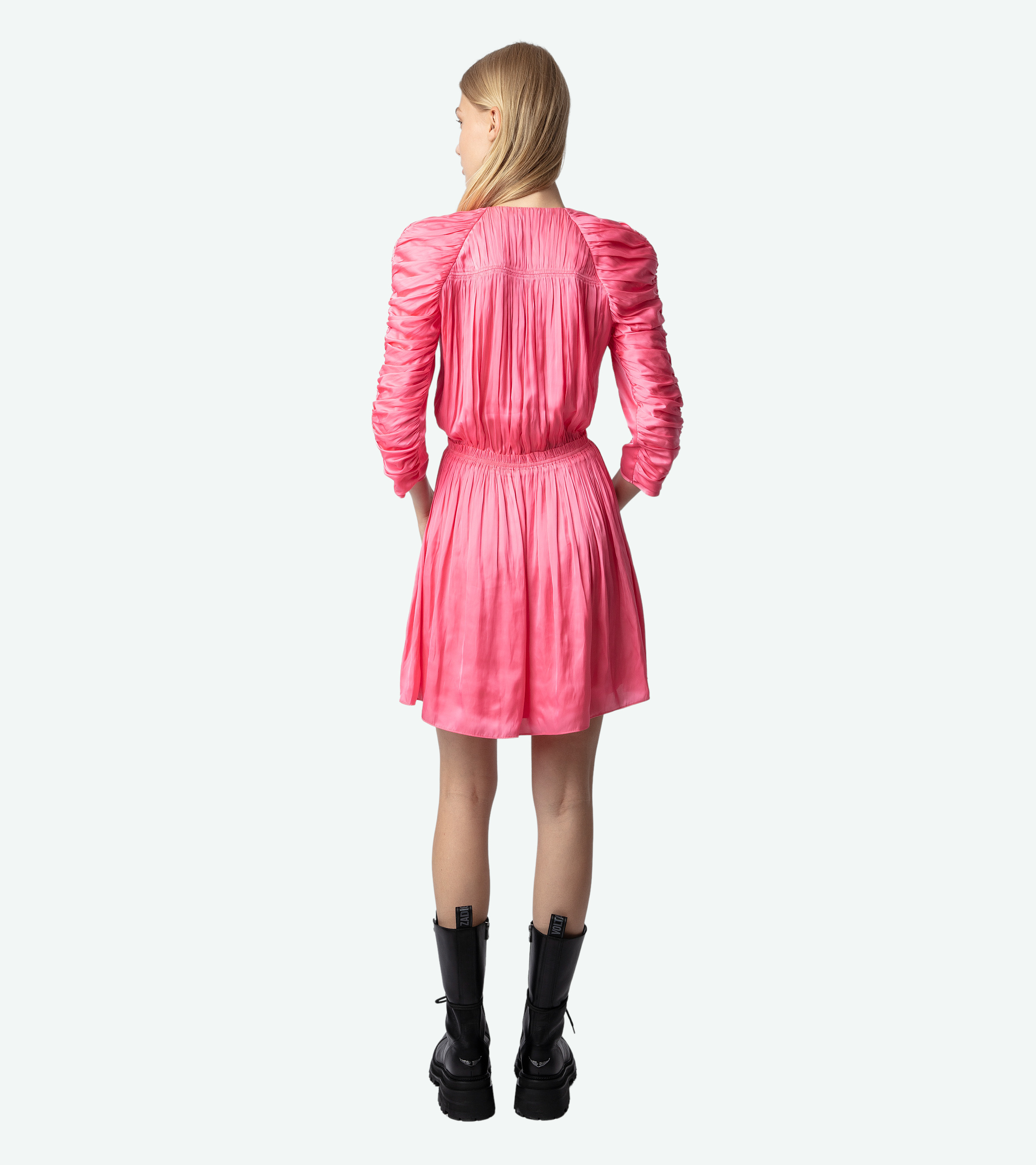 Realine Satin Dress - 3