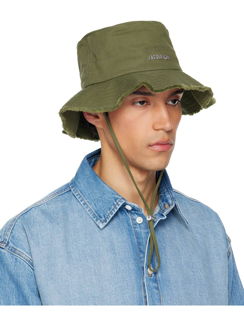 JACQUEMUS Khaki 'The Artichaut' Bucket Hat outlook