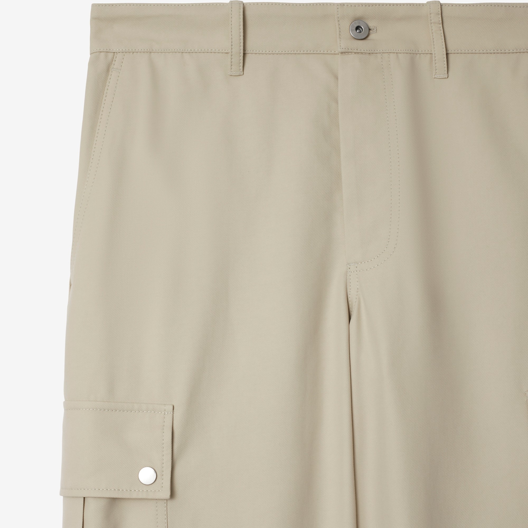 Cotton Blend Cargo Trousers - 6