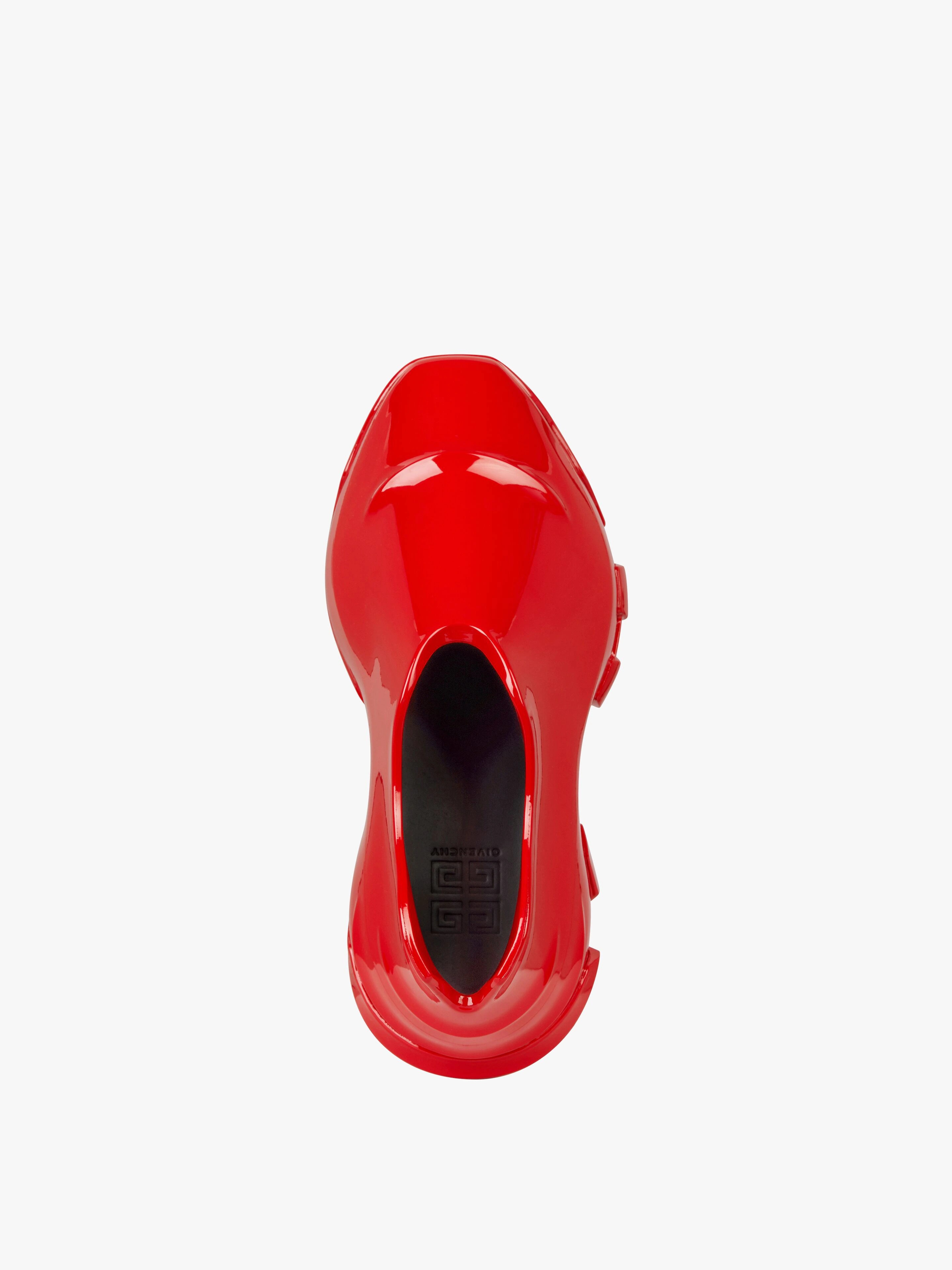MONUMENTAL MALLOW LOW SHOES IN SHINY RUBBER - 4