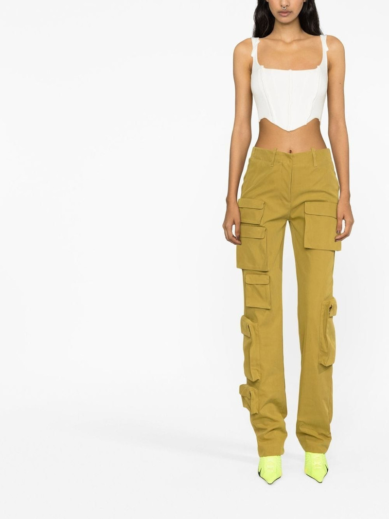 Off-White Co Multipocket straight-leg cargo trousers outlook