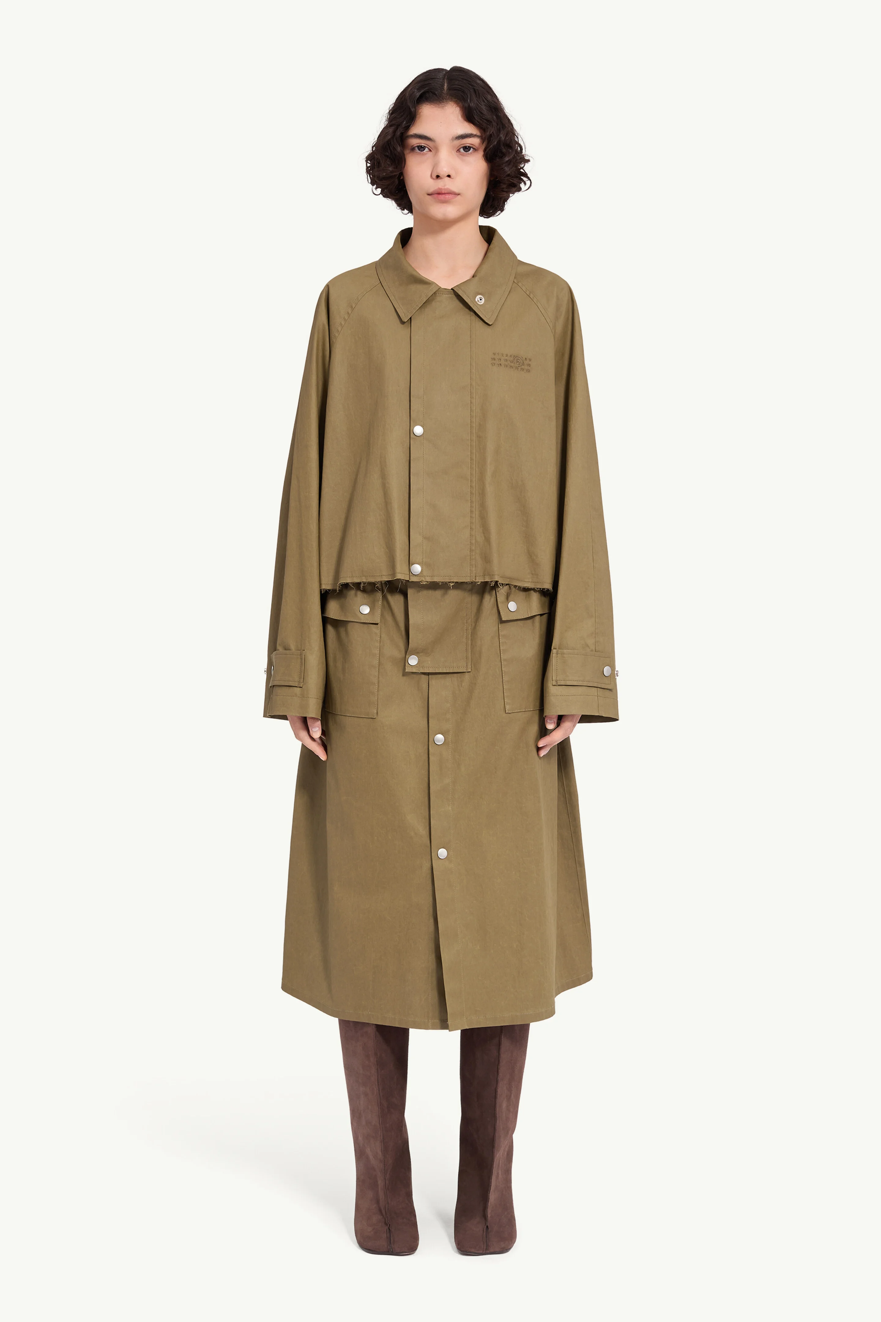 Coated trench jacket - 1