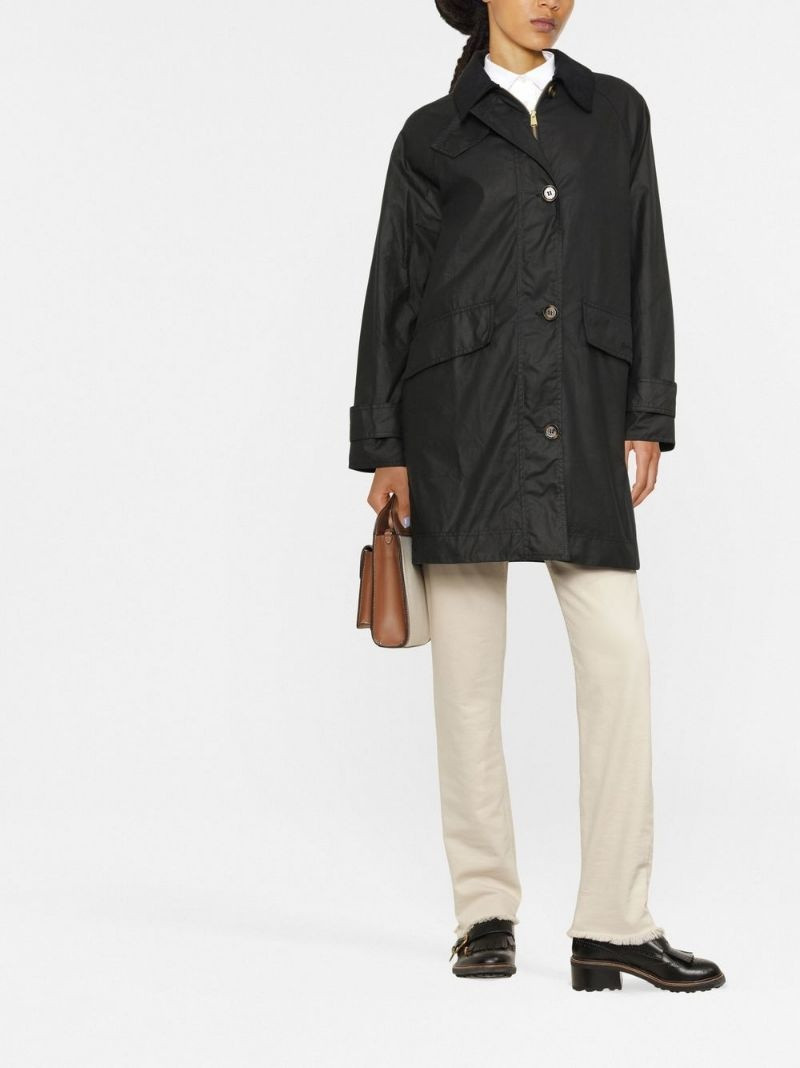 Barbour Linnea Wax mid-length jacket outlook