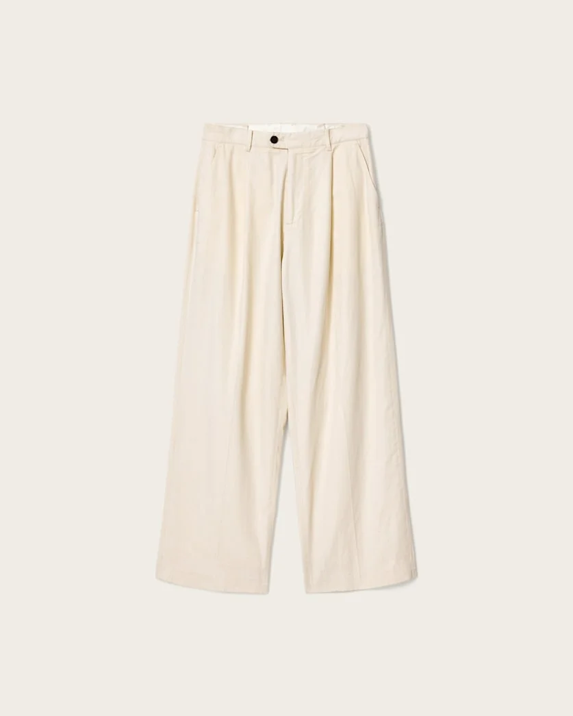 MIDAS WIDE LEG RELAXED FIT PANTS - 1