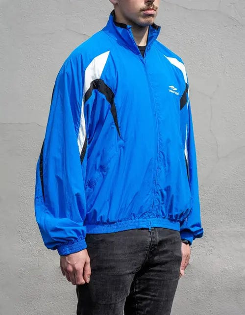 Balenciaga Blue 3B Sports Icon Tracksuit Jacket - 6