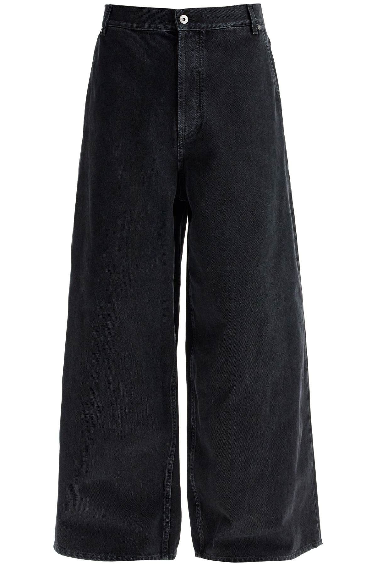 WIDE FIVE-POCKET JEANS WITH SPACIOUS - 1