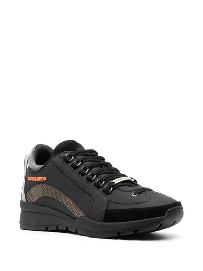 DSQUARED2 panelled low-top sneakers outlook