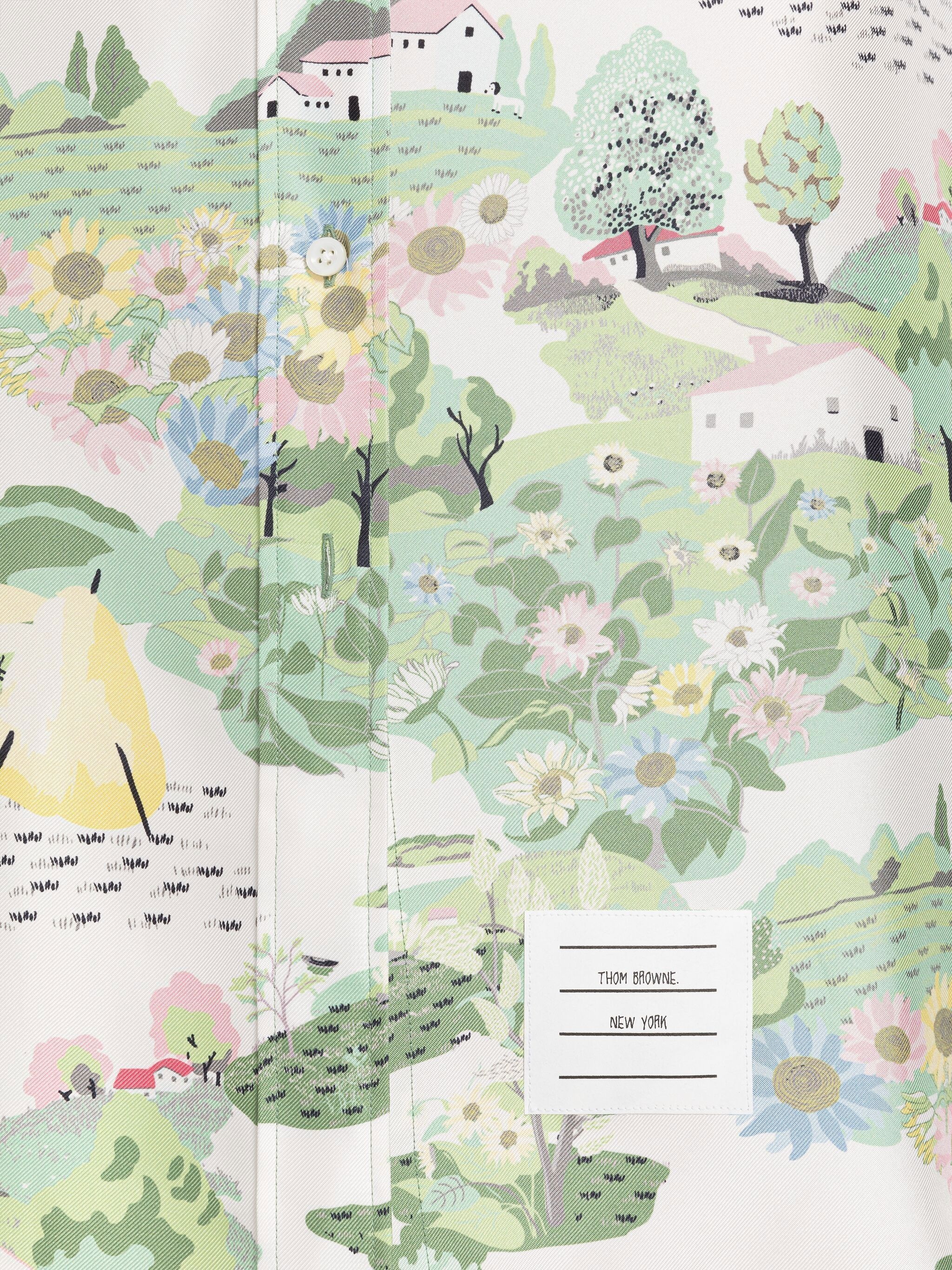 Scenic Silk Twill Shirtdress - 5
