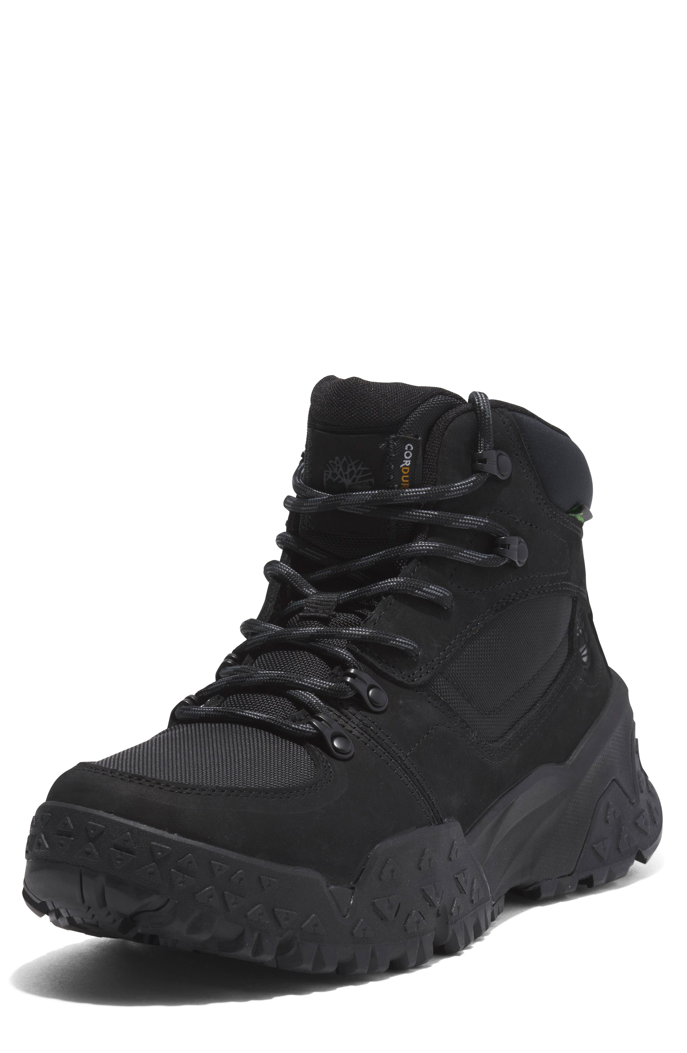 Timberland Motion Scramble Waterproof Boot in Black Nubuck at Nordstrom - 8