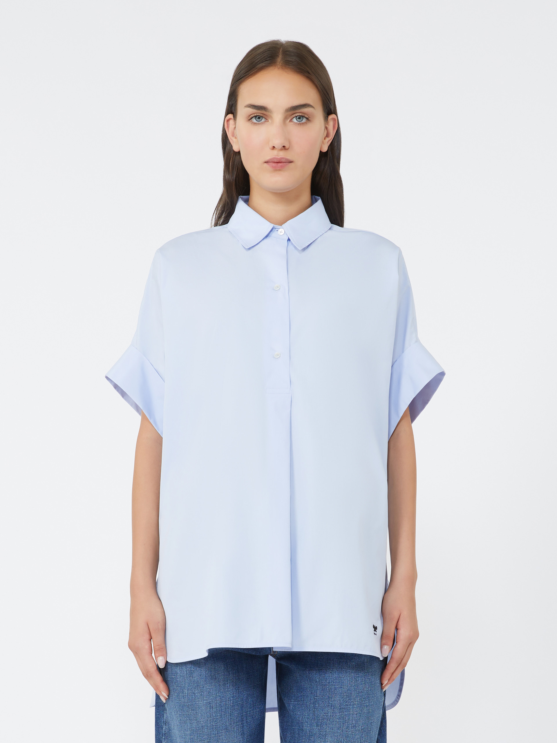 ARDEA Straight-fit cotton poplin shirt - 3
