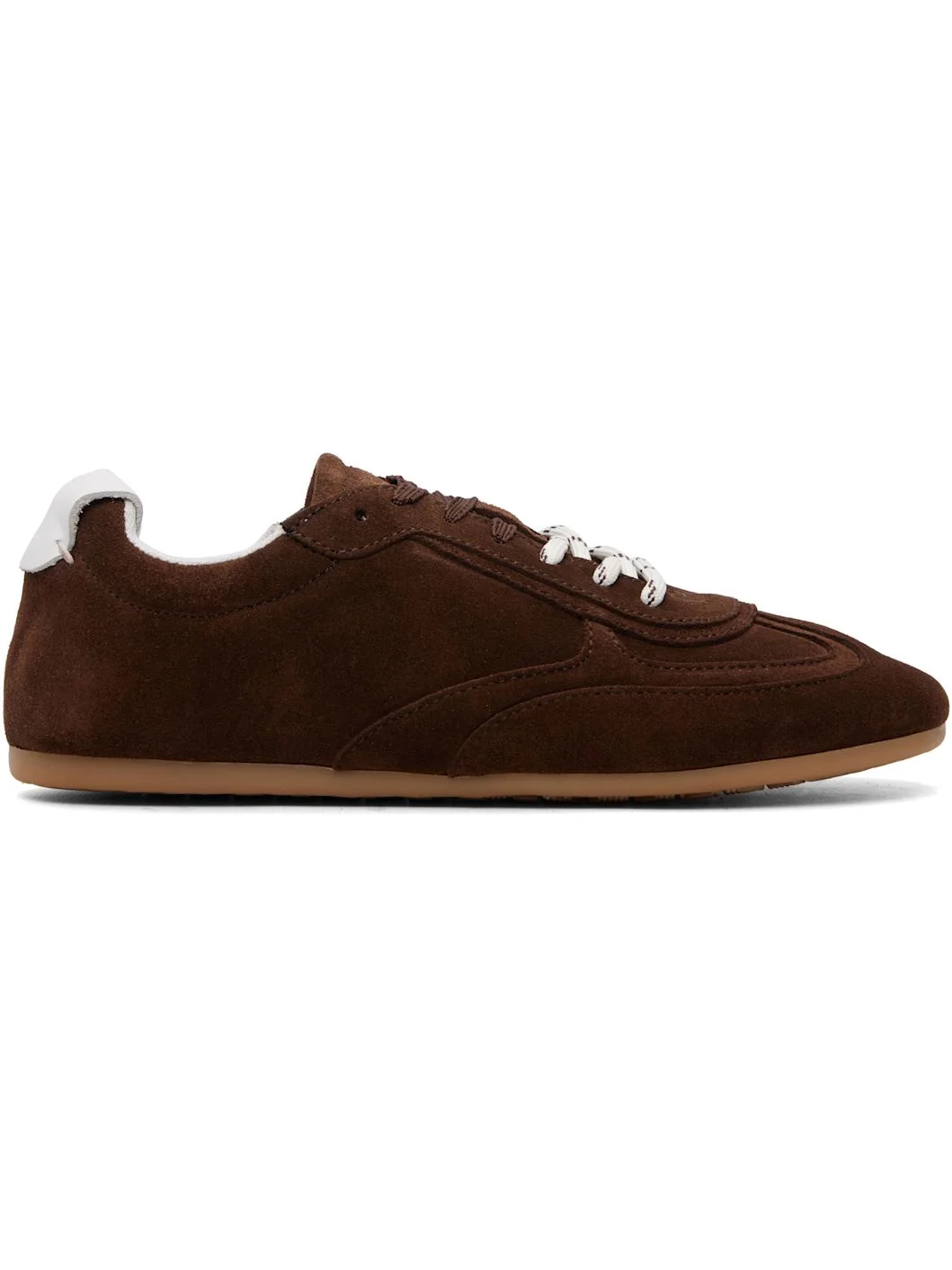 Brown Tb.24 Suede Leather Sneakers - 1