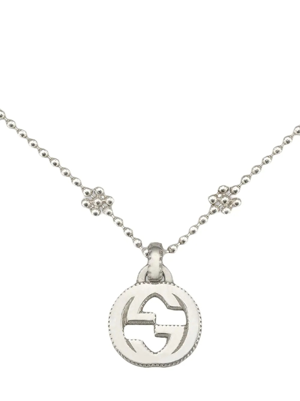 Interlocking G necklace in silver - 2
