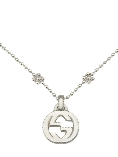 GUCCI Interlocking G necklace in silver outlook