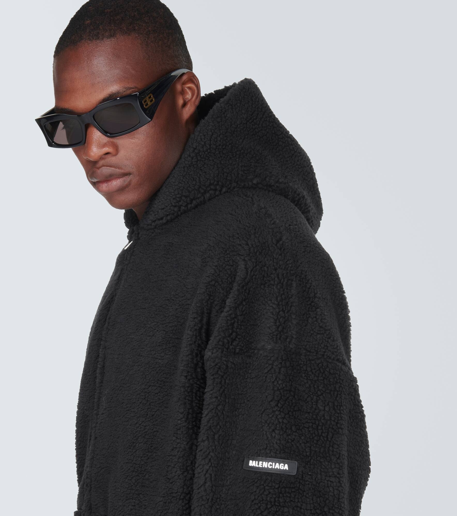Oversized fleece hoodie - 5