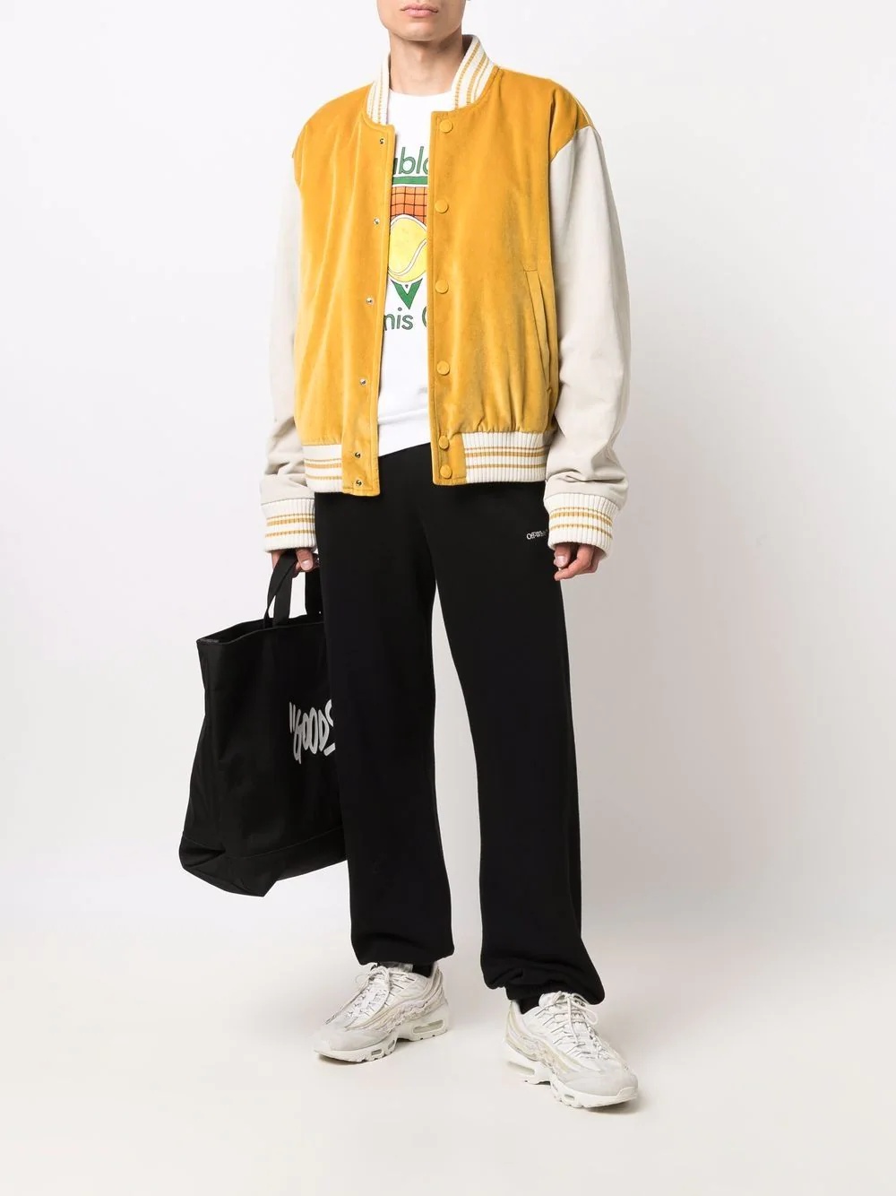 two-tone bomber jacket - 2