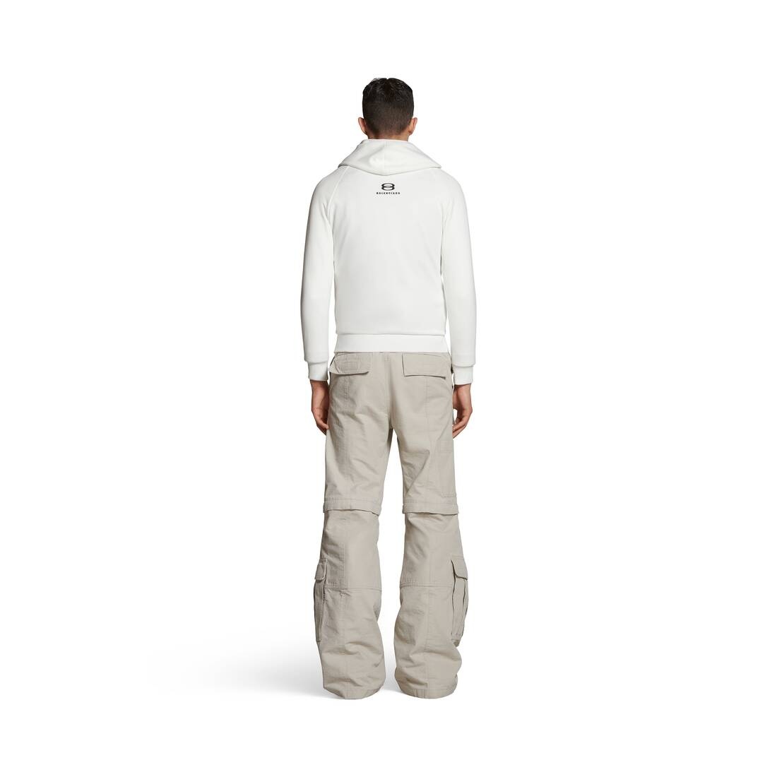 Unity Sports Icon Zip-up Hoodie Medium Fit in White/black - 4