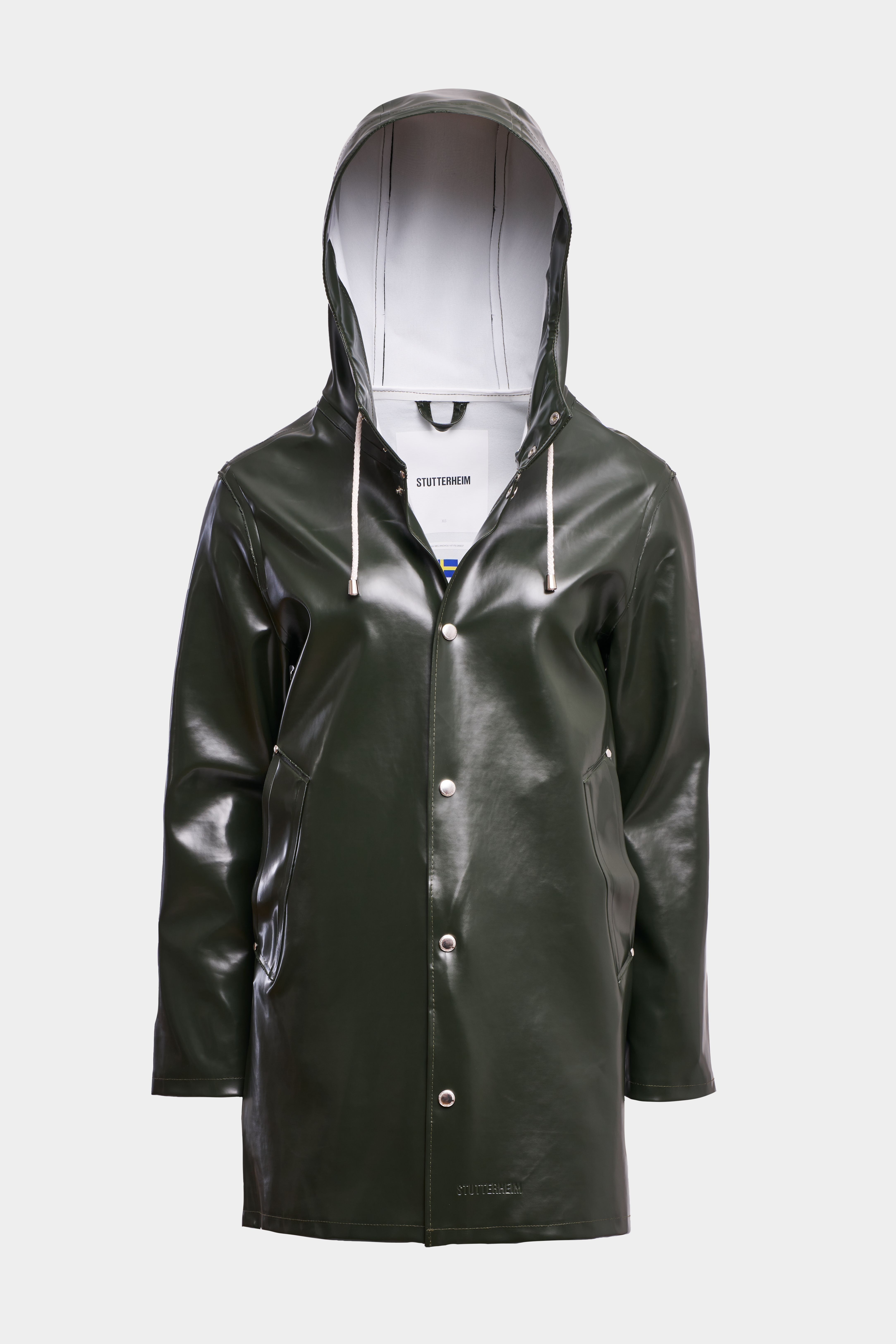 Stockholm Opal Raincoat Green - 5