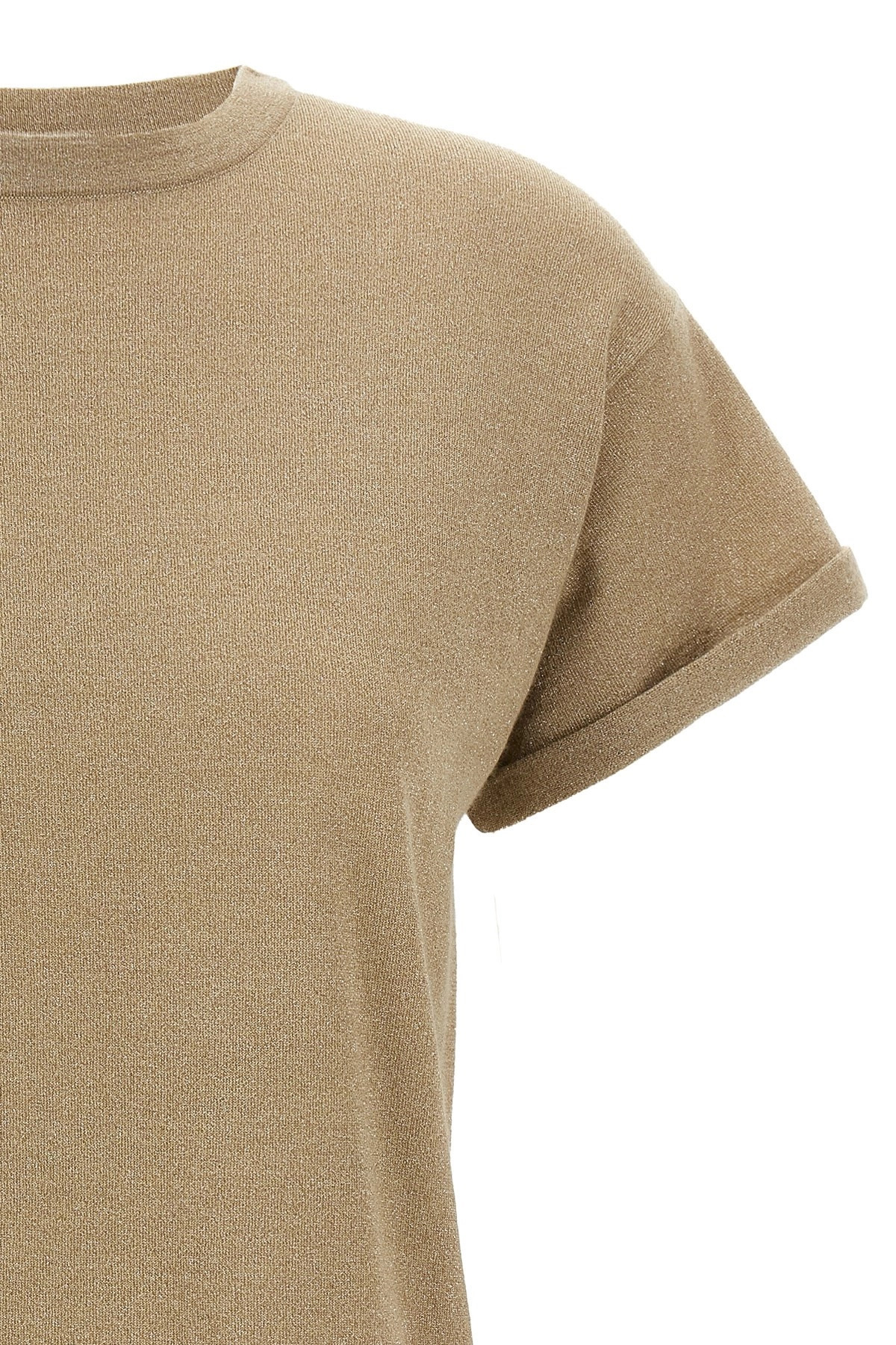 Lamé cashmere t-shirt - 3
