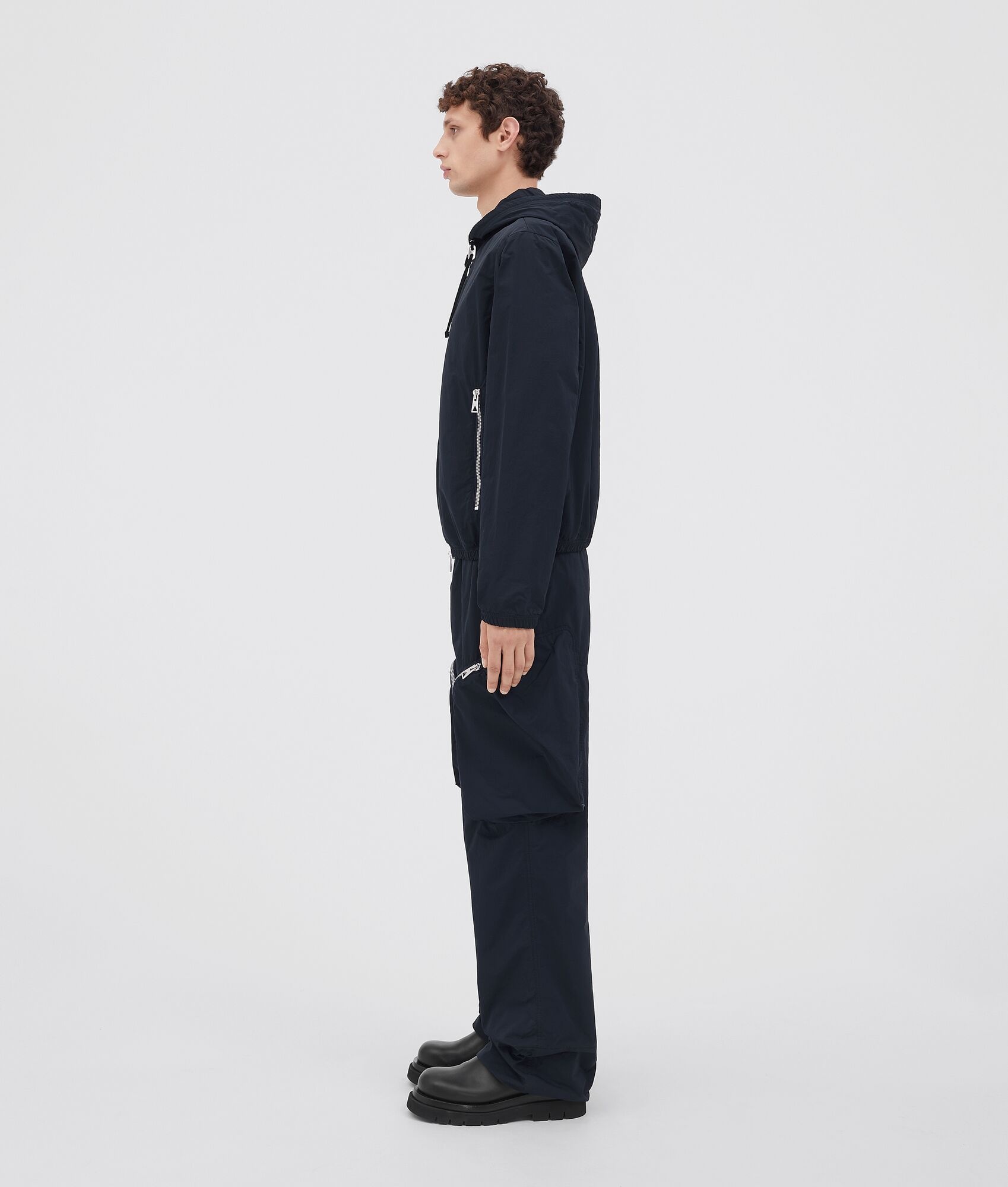 technical nylon hooded jacket - 2