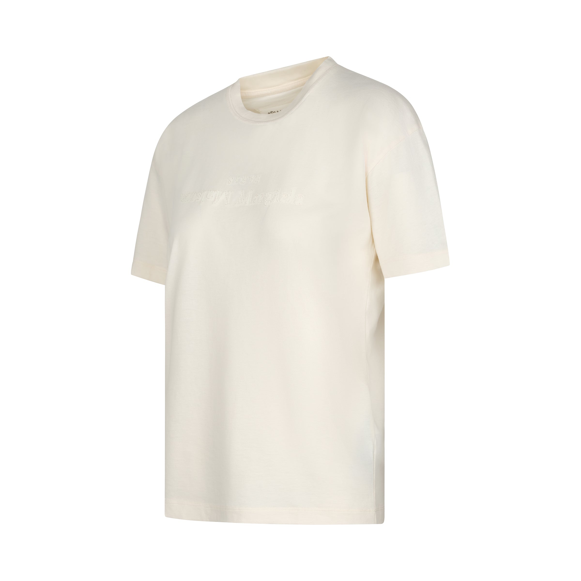 Reverse Logo T-Shirt in Ivory - 2