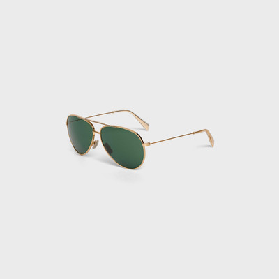 CELINE METAL FRAME 01 SUNGLASSES IN METAL WITH MINERAL GLASS LENSES outlook