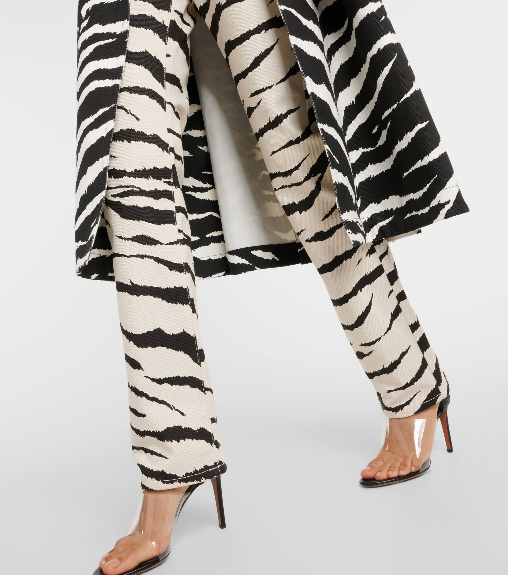 Zebra-print jeans - 5