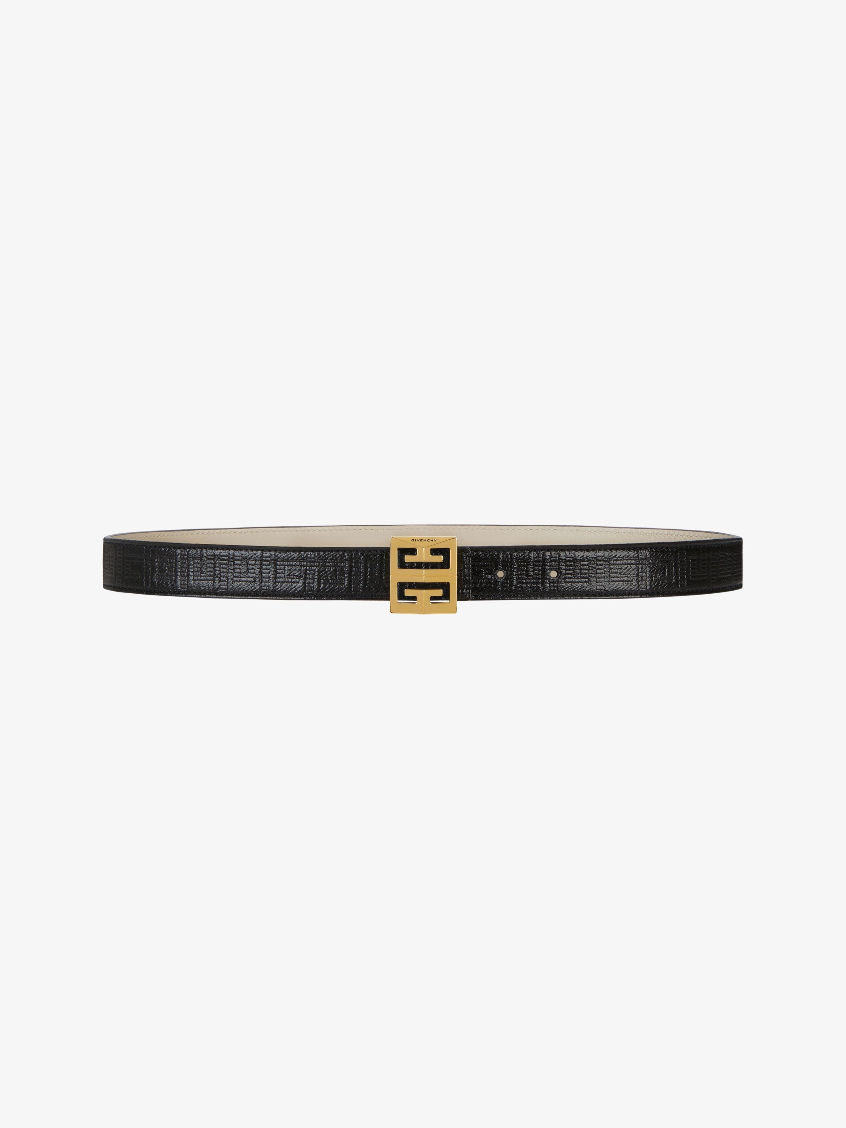 4G REVERSIBLE BELT IN COATED CANVAS - 1