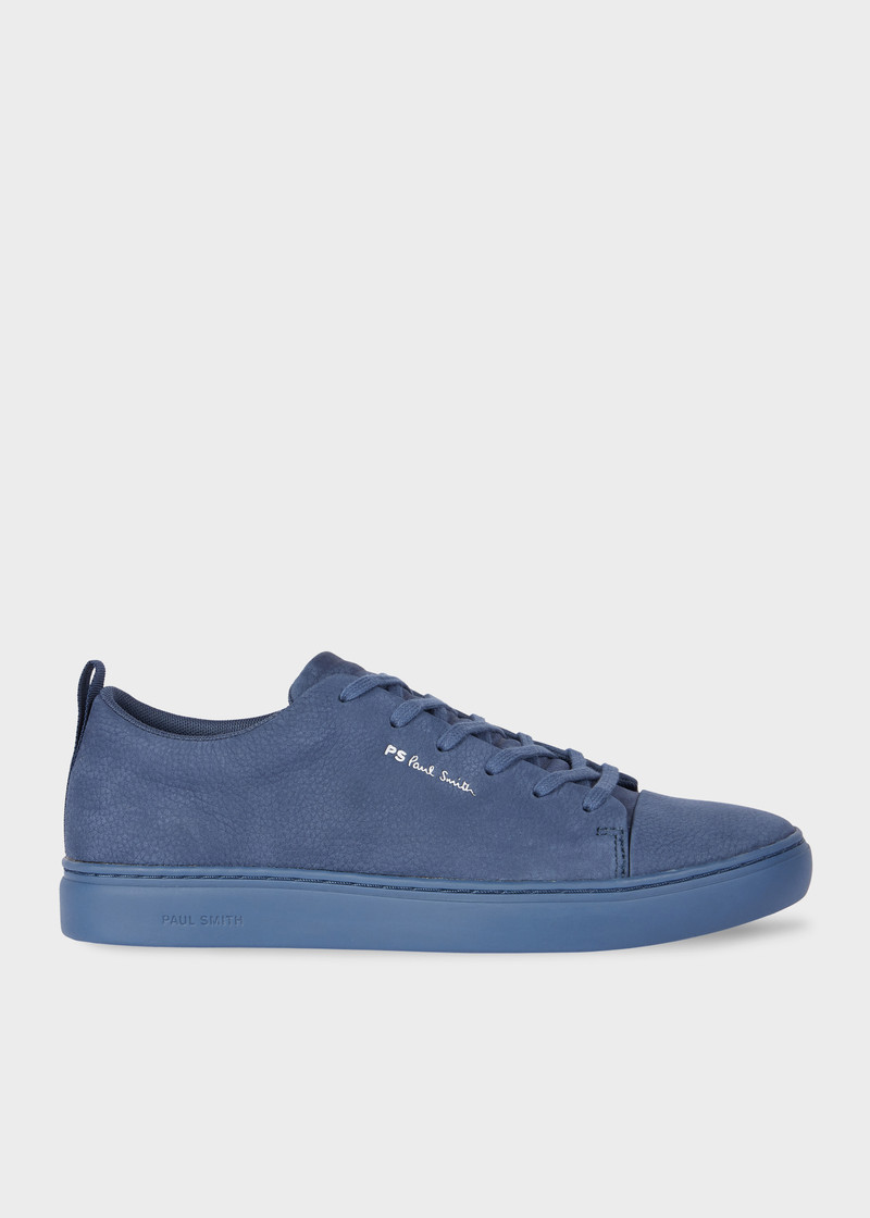 Slate Blue Nubuck 'Lee' Trainers 1