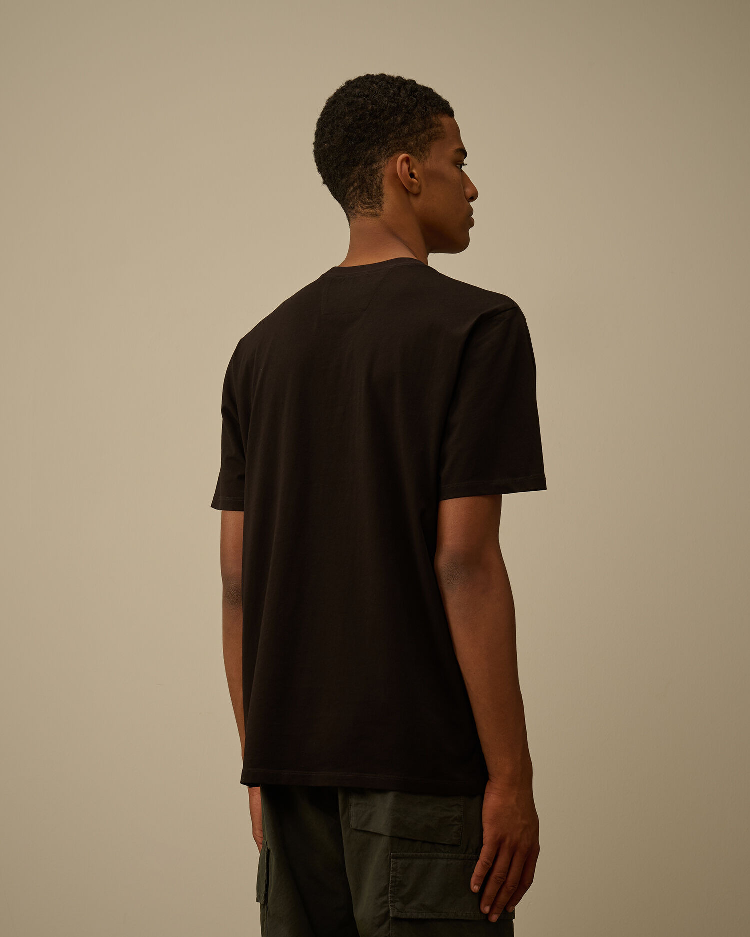 30/1 Jersey Short Sleeve Logo Label T-Shirt - 4