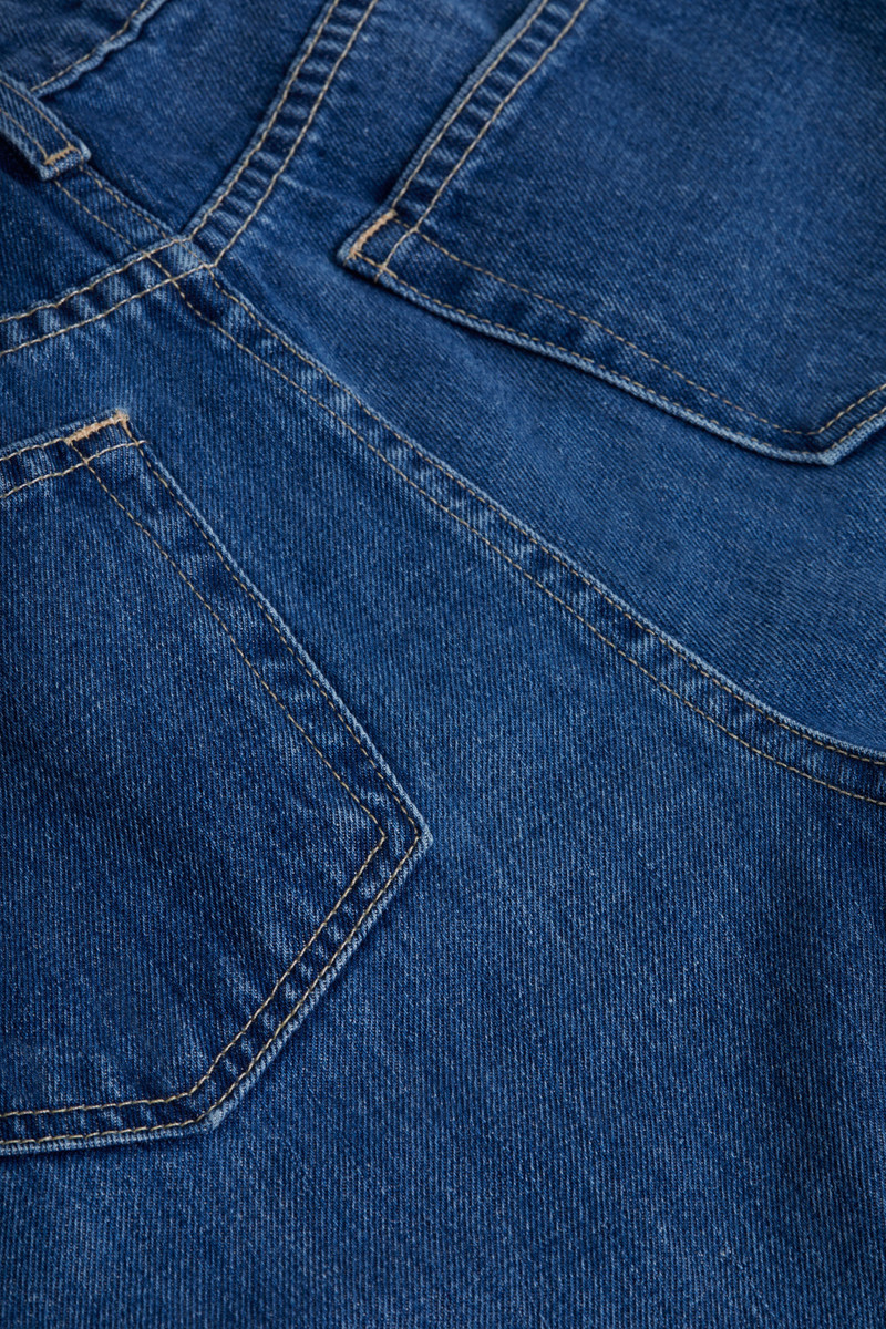 Miley Cuffed Wide-Leg Jean 6