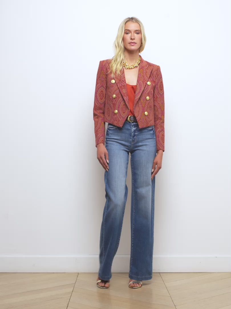 Lila Jacquard Blazer - 8