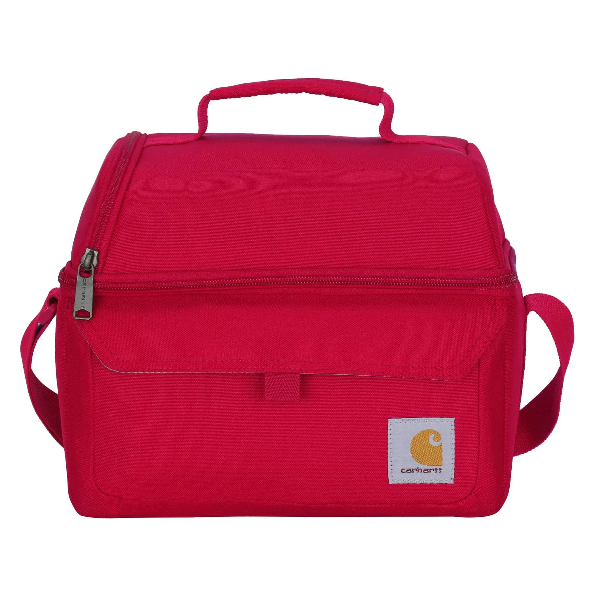 Insulated 12 Can Two Compartment Lunch Cooler - 1