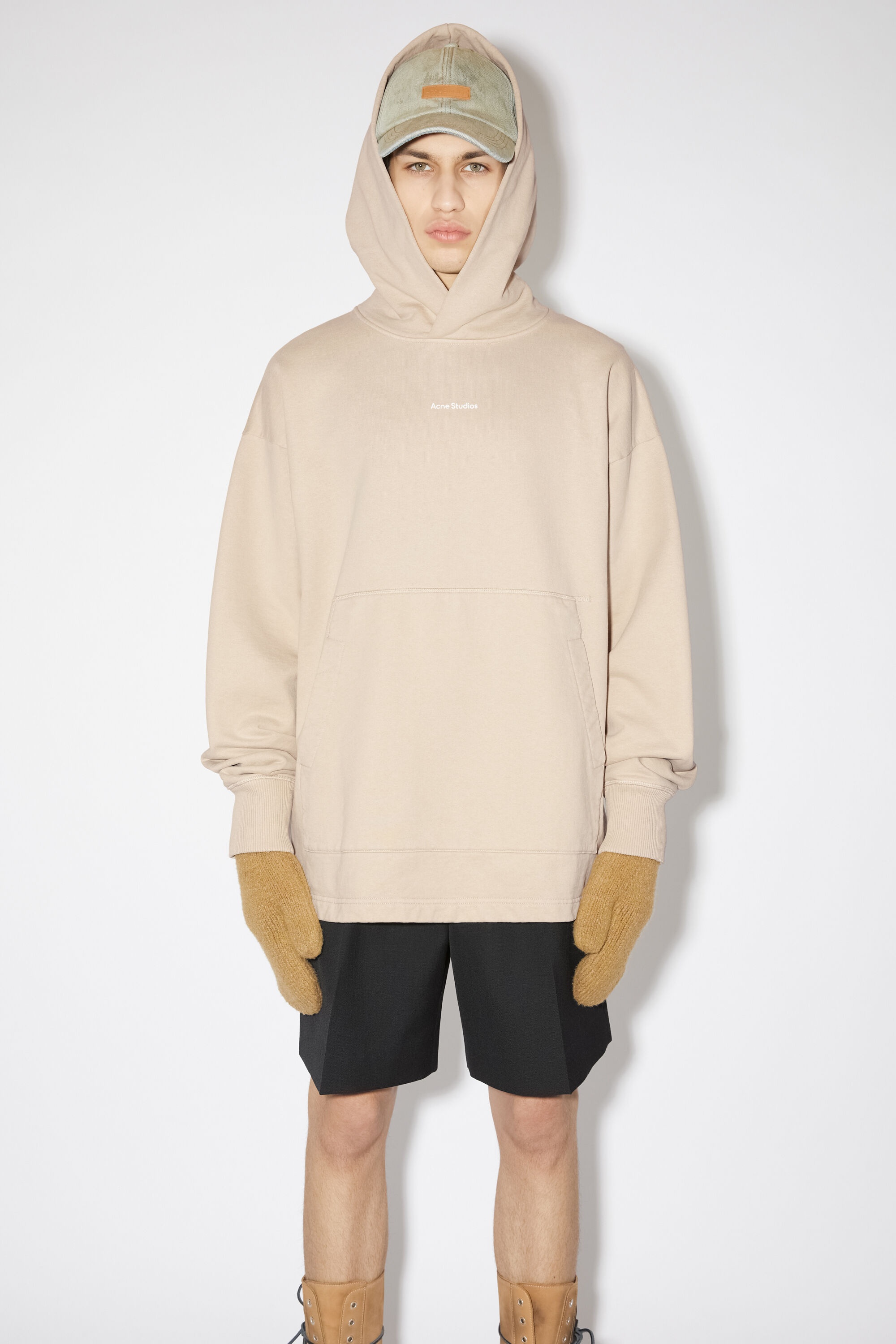 Logo hoodie - Champagne beige - 2